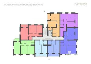 2-к квартира, вторичка, 66м2, 9/10 этаж