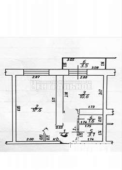 1-к квартира, вторичка, 35м2, 4/10 этаж