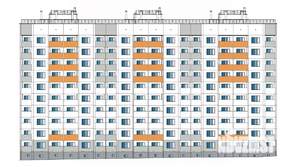 2-к квартира, строящийся дом, 74м2, 2/10 этаж