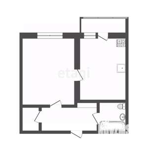 1-к квартира, вторичка, 40м2, 4/10 этаж