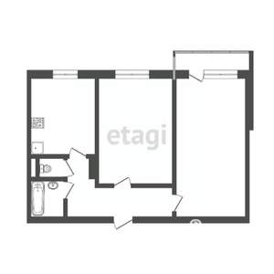 2-к квартира, вторичка, 48м2, 4/9 этаж