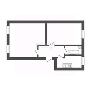 2-к квартира, вторичка, 49м2, 1/5 этаж