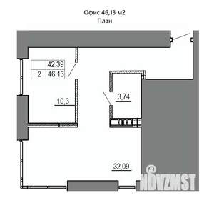Студия квартира, вторичка, 49м2, 5/16 этаж