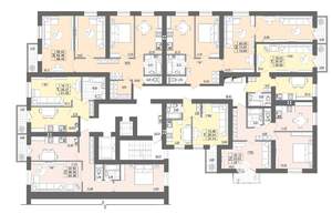 3-к квартира, строящийся дом, 78м2, 2/10 этаж