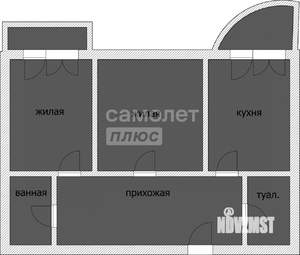 2-к квартира, вторичка, 70м2, 9/10 этаж