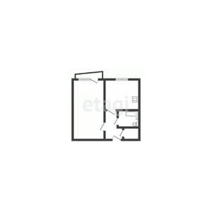 1-к квартира, вторичка, 39м2, 6/9 этаж
