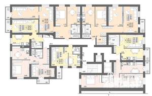 3-к квартира, строящийся дом, 79м2, 4/10 этаж