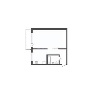 1-к квартира, вторичка, 31м2, 5/5 этаж
