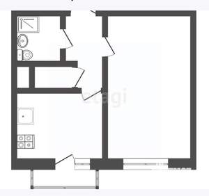 1-к квартира, вторичка, 37м2, 10/10 этаж