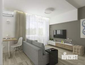 1-к квартира, сданный дом, 41м2, 5/16 этаж