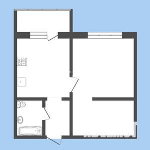 1-к квартира, вторичка, 34м2, 10/10 этаж