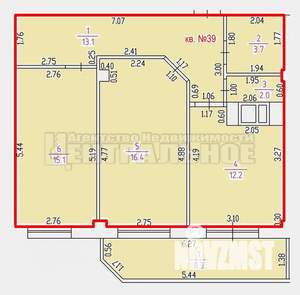 2-к квартира, вторичка, 71м2, 2/10 этаж