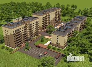 2-к квартира, строящийся дом, 68м2, 2/7 этаж
