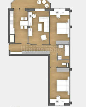 3-к квартира, вторичка, 88м2, 8/10 этаж