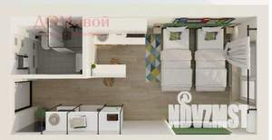 Студия квартира, вторичка, 23м2, 13/16 этаж