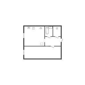 2-к квартира, вторичка, 33м2, 3/5 этаж