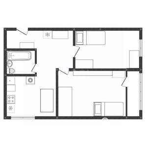 2-к квартира, вторичка, 41м2, 5/9 этаж