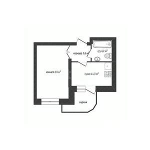 1-к квартира, вторичка, 39м2, 5/10 этаж