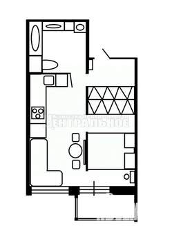 1-к квартира, вторичка, 41м2, 6/16 этаж