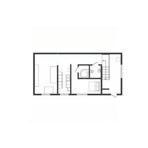 2-к квартира, вторичка, 56м2, 1/1 этаж
