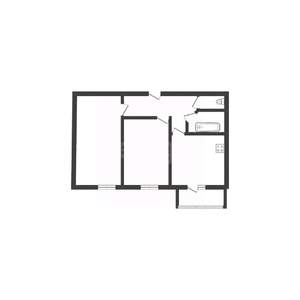 2-к квартира, вторичка, 46м2, 6/10 этаж