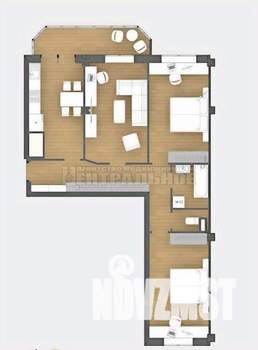 3-к квартира, вторичка, 88м2, 8/10 этаж
