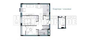3-к квартира, вторичка, 68м2, 6/14 этаж