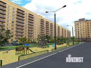 2-к квартира, строящийся дом, 56м2, 3/10 этаж