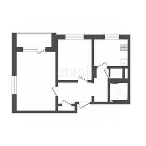 2-к квартира, вторичка, 42м2, 5/5 этаж