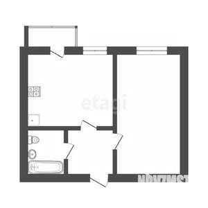 1-к квартира, вторичка, 36м2, 3/10 этаж