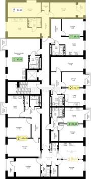 2-к квартира, вторичка, 65м2, 2/5 этаж