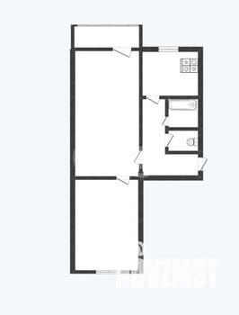 2-к квартира, вторичка, 46м2, 2/5 этаж