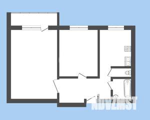 2-к квартира, вторичка, 51м2, 9/9 этаж