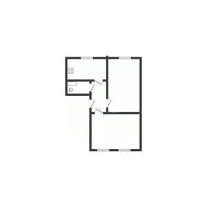 2-к квартира, вторичка, 55м2, 3/5 этаж