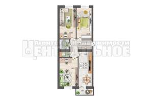 3-к квартира, вторичка, 69м2, 1/10 этаж