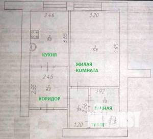 1-к квартира, вторичка, 39м2, 1/9 этаж